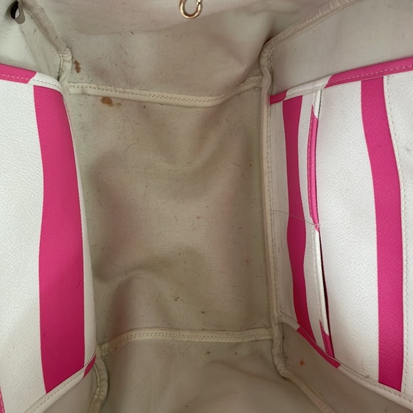 Kate Spade pink white striped purse - Picture 5 of 9